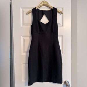 Banana Republic Monogram black cutout cocktail dress NWT